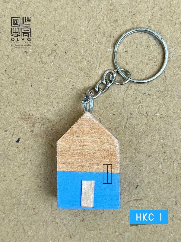 Mini House Key Chain