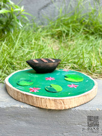 Canoe Peaceful Pond Art