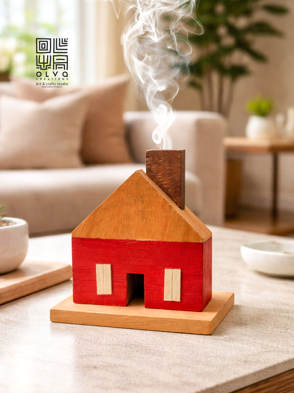 Small House Incense Cone