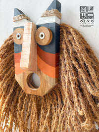 African Sun God Tribal Mask