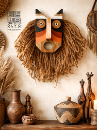 African Sun God Tribal Mask