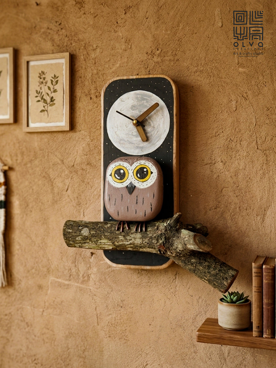 Owl Wall Clock